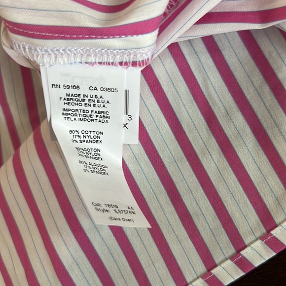 Karen Kane Plus Size Stripe Shirt - Picture 8 of 10